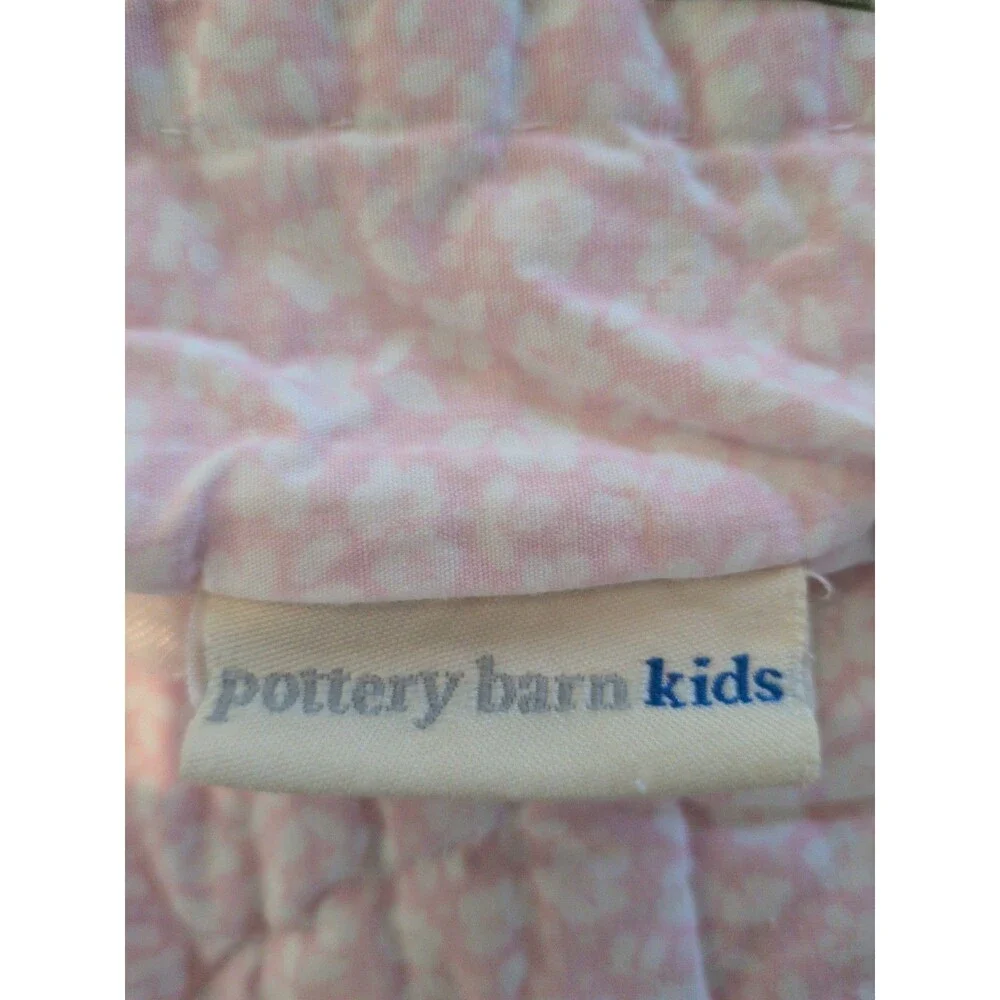 Pottery Barn Kids Hayley Crib Quilt Coverlet Retired Pattern Pink Girls Owl Bird